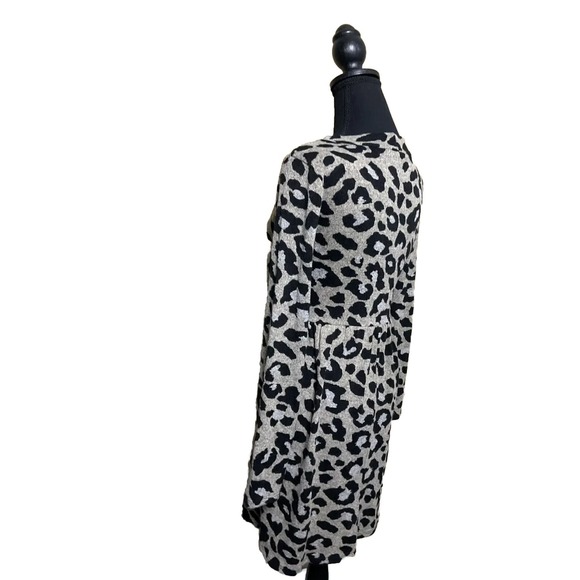 Jodifl Women's Size S Long Sleeve Polyester Blend Animal Print Long Sleeve Dress - Picture 4 of 7